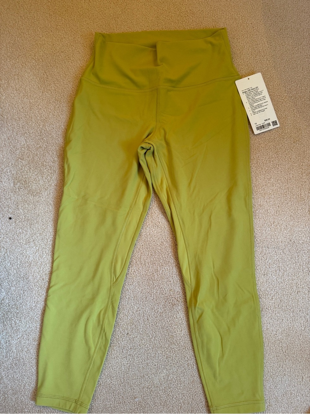 lululemon athletica High-Rise Leggings — Olive Green